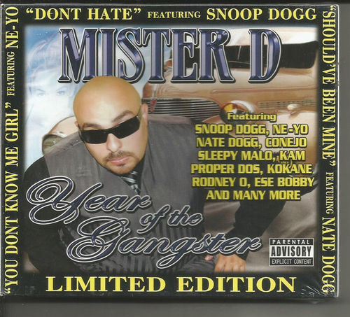 MISTER D "YEAR OF THE GANGSTER" (NEW CD)